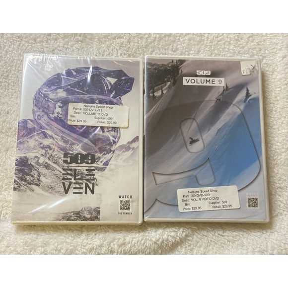 Other - 509 Volume 9 & 11 Snowmobile Dvd Lot Of 2 NIP New Sealed Backcountry Brett Turc